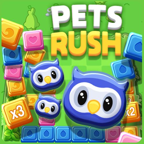 Pets Rush – Free Online Puzzle Game with Cute Pets